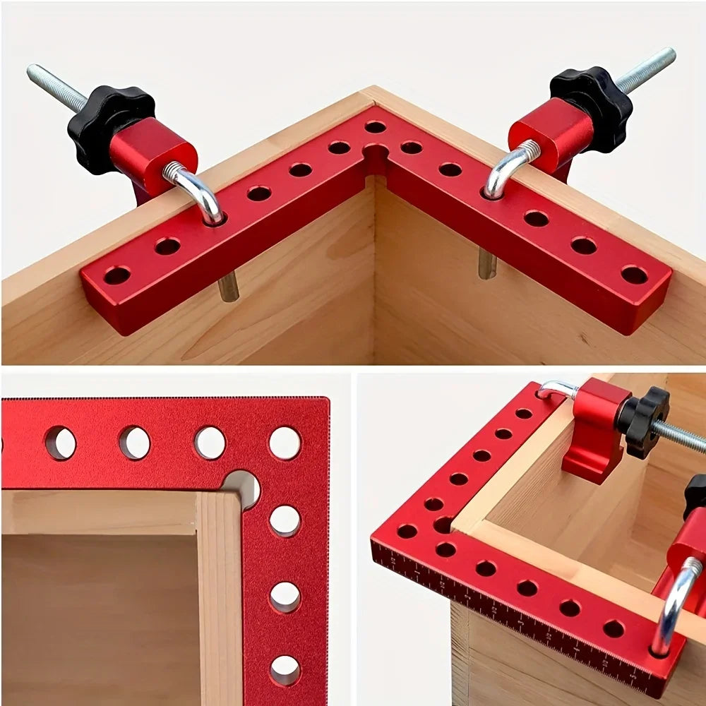 90° Right Angle Assembly Clamp — 140mm Woodworking Fixture