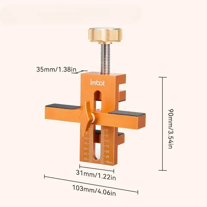 Cabinet Door Hinge Jig — 2-in-1 Drill Guide & Installation Tool