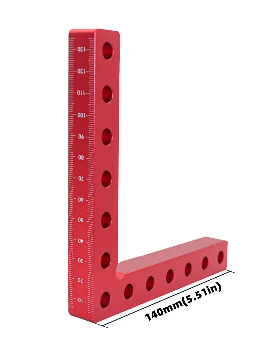 90° Right Angle Assembly Clamp — 140mm Woodworking Fixture