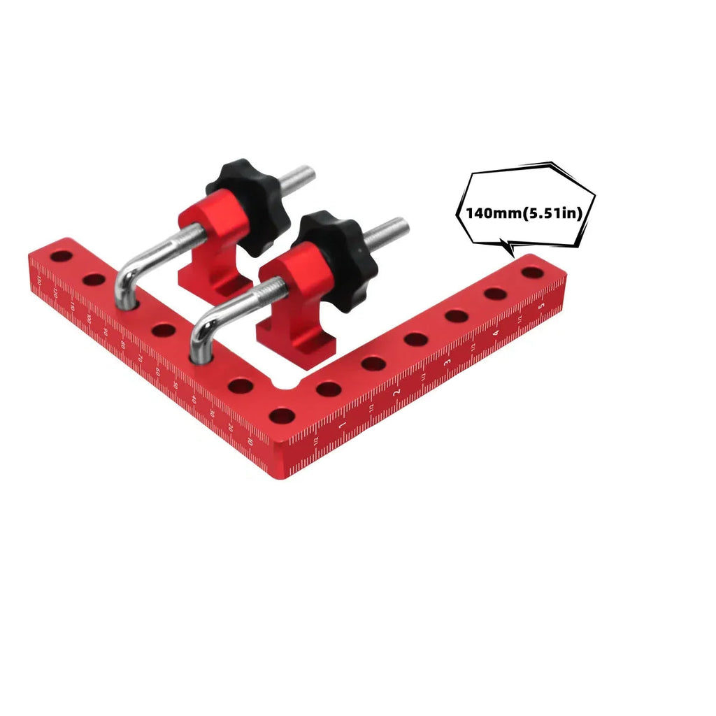 90° Right Angle Assembly Clamp — 140mm Woodworking Fixture
