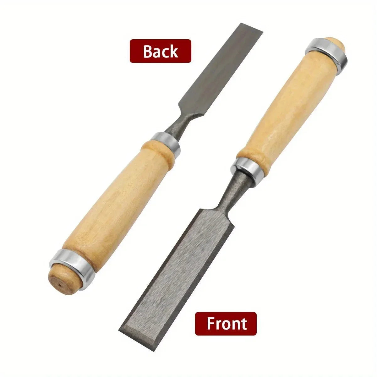 4-Piece Professional Wood Carving Chisel Set — 8/12/16/20mm