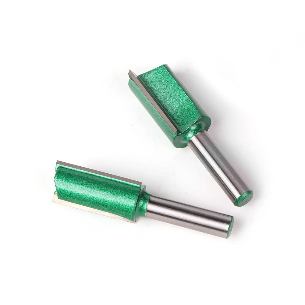 Tungsten Carbide Router Bit Set — Straight Flute Wood Milling Cutters (3mm–25mm)